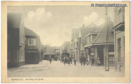 ansichtkaart: Borculo, Muraltplein