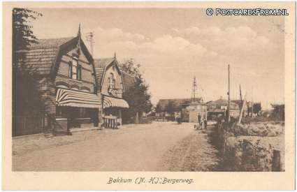 Bakkum, Bergerweg ansichtkaart: Bakkum, Bergerweg