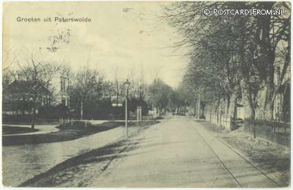 ansichtkaart: Paterswolde, Groeten uit