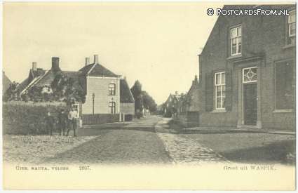 ansichtkaart: Waspik, Groet uit