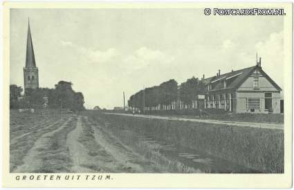 Tzum, Groeten uit ansichtkaart: Tzum, Groeten uit