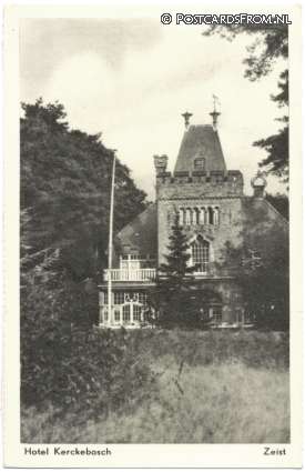 Zeist, Hotel Kerckebosch ansichtkaart: Zeist, Hotel Kerckebosch