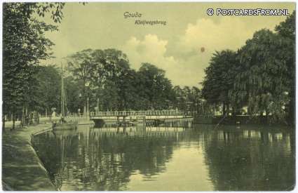 Gouda, Kleijwegsbrug ansichtkaart: Gouda, Kleijwegsbrug