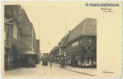 Hilversum, Kerkstraat met Hema ansichtkaart: Hilversum, Kerkstraat met Hema