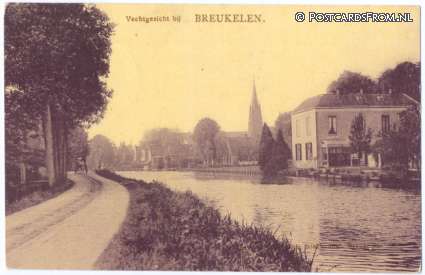 ansichtkaart: Breukelen UT, Vechtgezicht