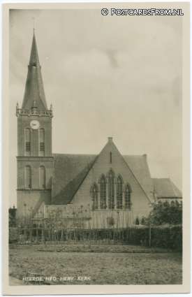 Heerde, Ned. Herv. Kerk ansichtkaart: Heerde, Ned. Herv. Kerk