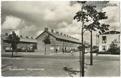 ansichtkaart: Nieuwendam, Hoornsestraat