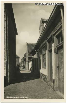 ansichtkaart: Leerdam, Zuidwal