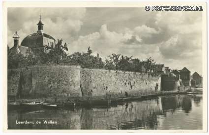ansichtkaart: Leerdam, De Wallen
