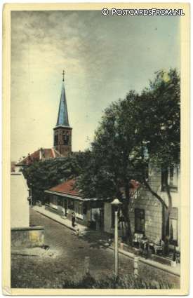 ansichtkaart: Zandvoort, N.H. Kerk