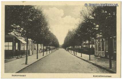 ansichtkaart: Zandvoort, Kostverlorenstraat