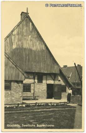 ansichtkaart: Enschede, Twentsche Boerenhoeve