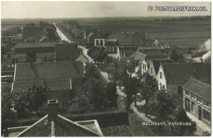 ansichtkaart: Melissant, Panorama