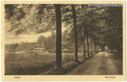 ansichtkaart: Doorn, Buurtweg