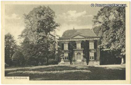 Beverwijk, Huize Scheijbeeck ansichtkaart: Beverwijk, Huize Scheijbeeck