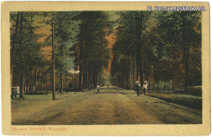 ansichtkaart: Doorn, Inkomst Westzijde