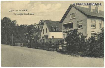 ansichtkaart: Doorn, Verlengde boschlaan