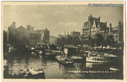 ansichtkaart: Amsterdam, Damrak
