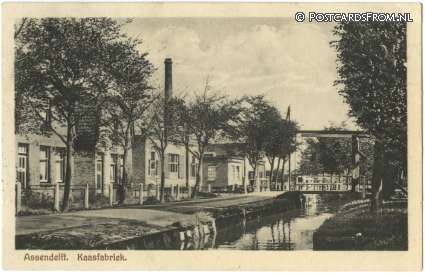 ansichtkaart: Assendelft, Kaasfabriek