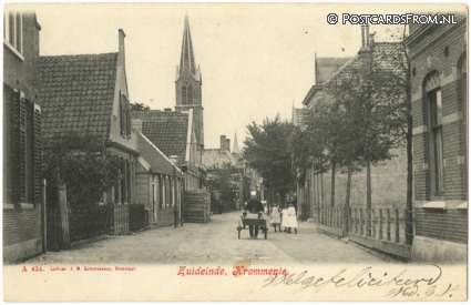 ansichtkaart: Krommenie, Zuideinde
