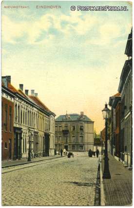 Eindhoven, Nieuwstraat ansichtkaart: Eindhoven, Nieuwstraat