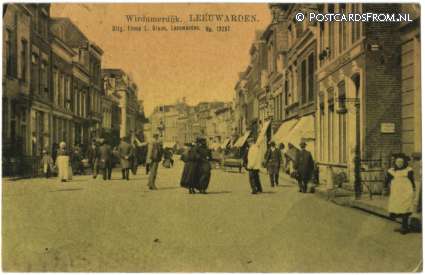 ansichtkaart: Leeuwarden, Wirdummerdijk