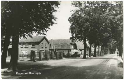 Doornspijk, Dorpsstraat ansichtkaart: Doornspijk, Dorpsstraat