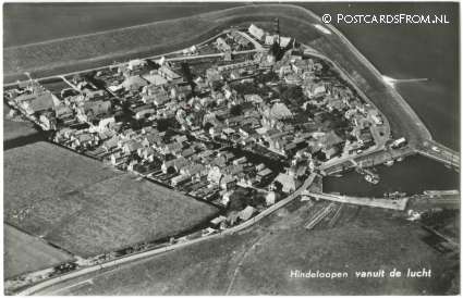 Hindeloopen, vanuit de Lucht ansichtkaart: Hindeloopen, vanuit de Lucht