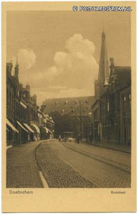 Doetinchem, Grutstraat ansichtkaart: Doetinchem, Grutstraat