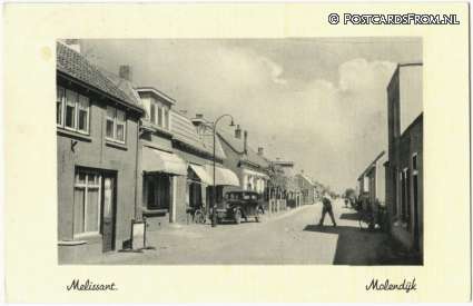 ansichtkaart: Melissant, Molendijk