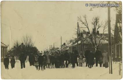 ansichtkaart: Hornhuizen, Winter