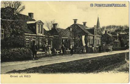 ansichtkaart: Ried, Groet uit