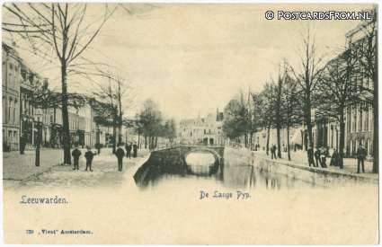ansichtkaart: Leeuwarden, De Lange Pyp
