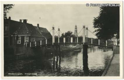 Hindeloopen, Indijksbrug ansichtkaart: Hindeloopen, Indijksbrug