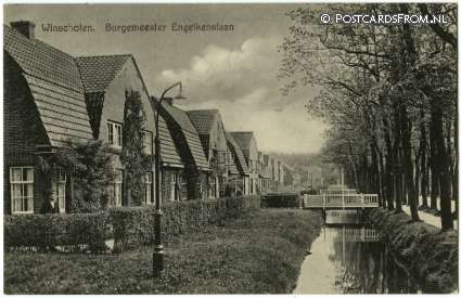 ansichtkaart: Winschoten, Burgemeester Engelkenslaan