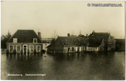 ansichtkaart: Middelburg, Dampoortsingel