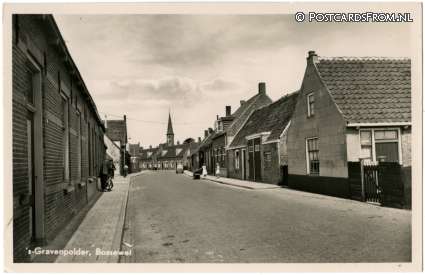 ansichtkaart: 's-Gravenpolder, Bossewei