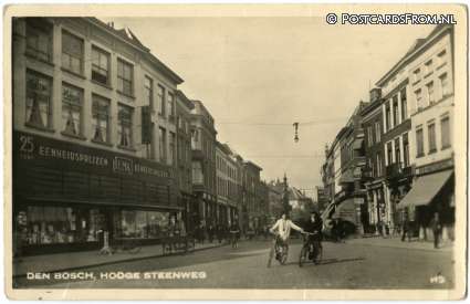 's-Hertogenbosch, Hooge Steenweg ansichtkaart: 's-Hertogenbosch, Hooge Steenweg