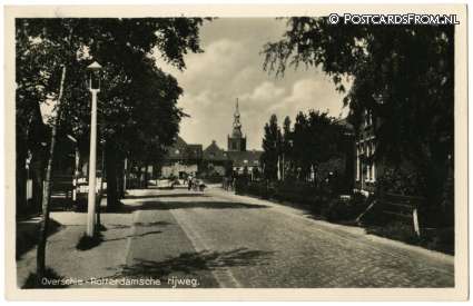 Overschie, Rotterdamsche rijweg ansichtkaart: Overschie, Rotterdamsche rijweg