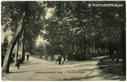 ansichtkaart: Doetinchem, Ruimzichtsche weg