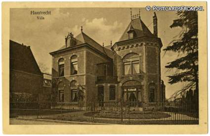 ansichtkaart: Haastrecht, Villa