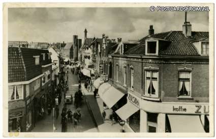 Hilversum, Kerkstraat ansichtkaart: Hilversum, Kerkstraat