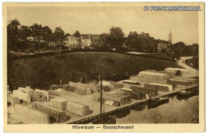 Hilversum, Gooischevaart ansichtkaart: Hilversum, Gooischevaart