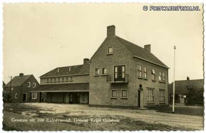 ansichtkaart: 2e Exloermond, Groene Kruis Gebouw