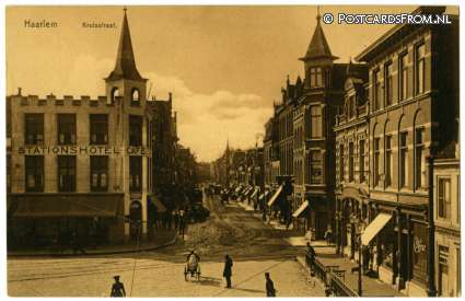 Haarlem, Kruisstraat ansichtkaart: Haarlem, Kruisstraat