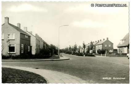 ansichtkaart: Marum, Molenstraat