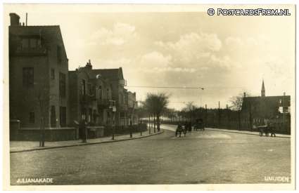 IJmuiden, Julianakade ansichtkaart: IJmuiden, Julianakade