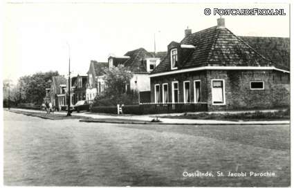 ansichtkaart: Sint Jacobiparochie, Oosteinde