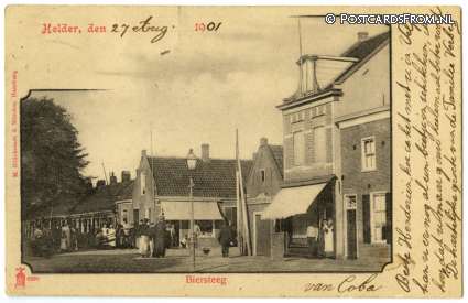 Den Helder, Biersteeg ansichtkaart: Den Helder, Biersteeg
