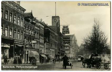ansichtkaart: Rotterdam, Pompenburgsingel